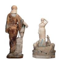 Two Italian Alabaster Sculptures