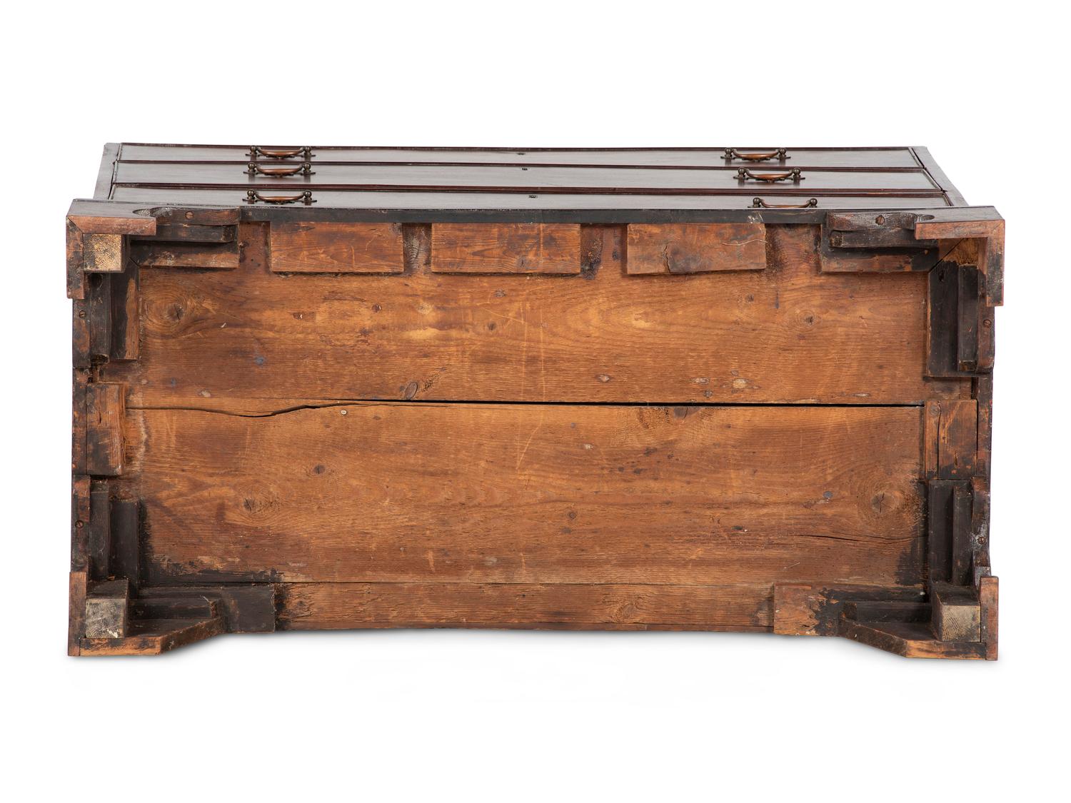 A George III Figured Mahogany Chest-on-Chest