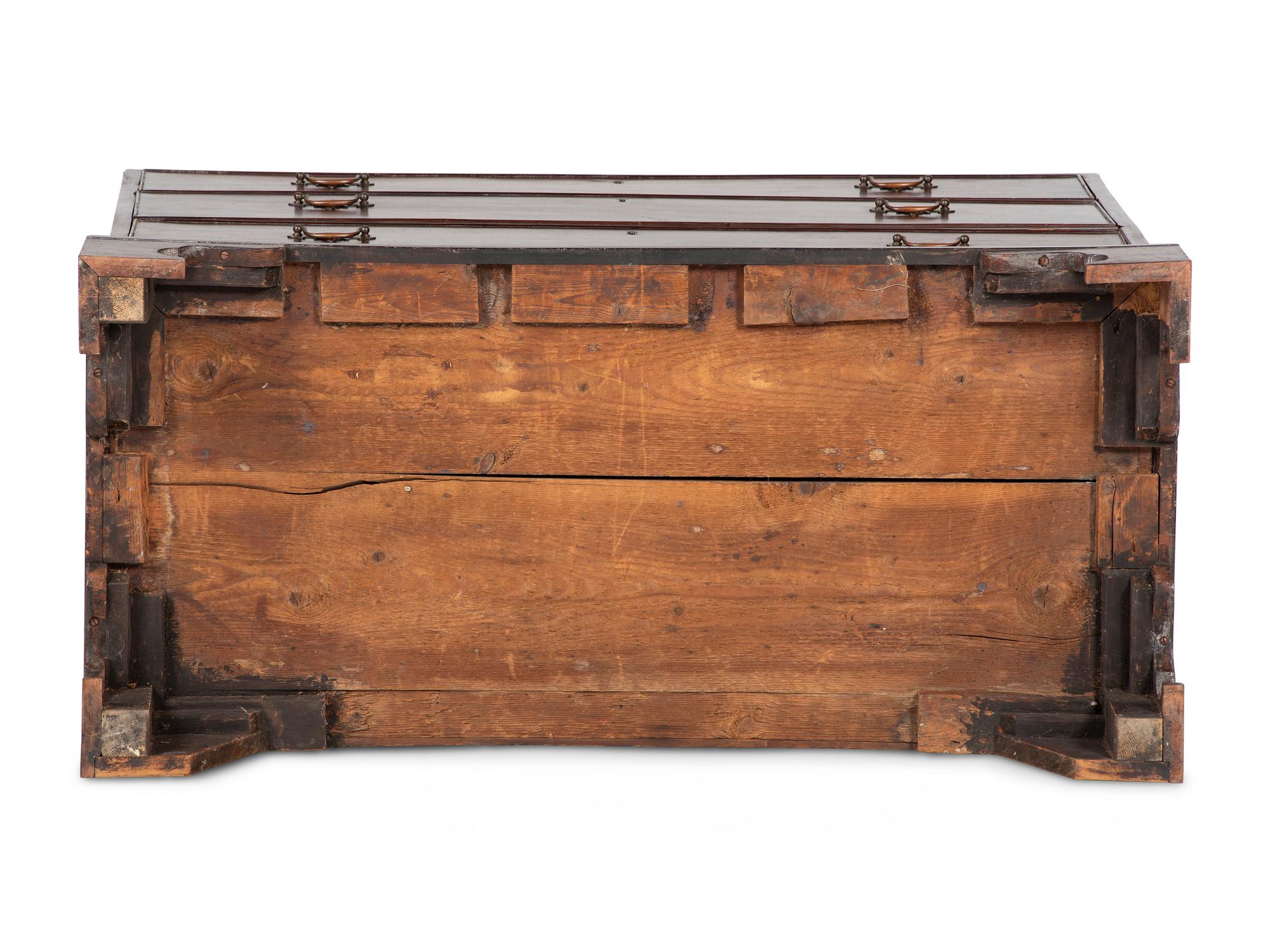 A George III Figured Mahogany Chest-on-Chest
