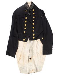 Collection of US Navy Rear Admiral Augustus Henry Kilty (1807-1879), incl. swords, dress uniform with accoutrements, and 34-star flag associated with the USS Mound City .