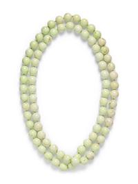 CITRON CHRYSOPRASE BEAD NECKLACE