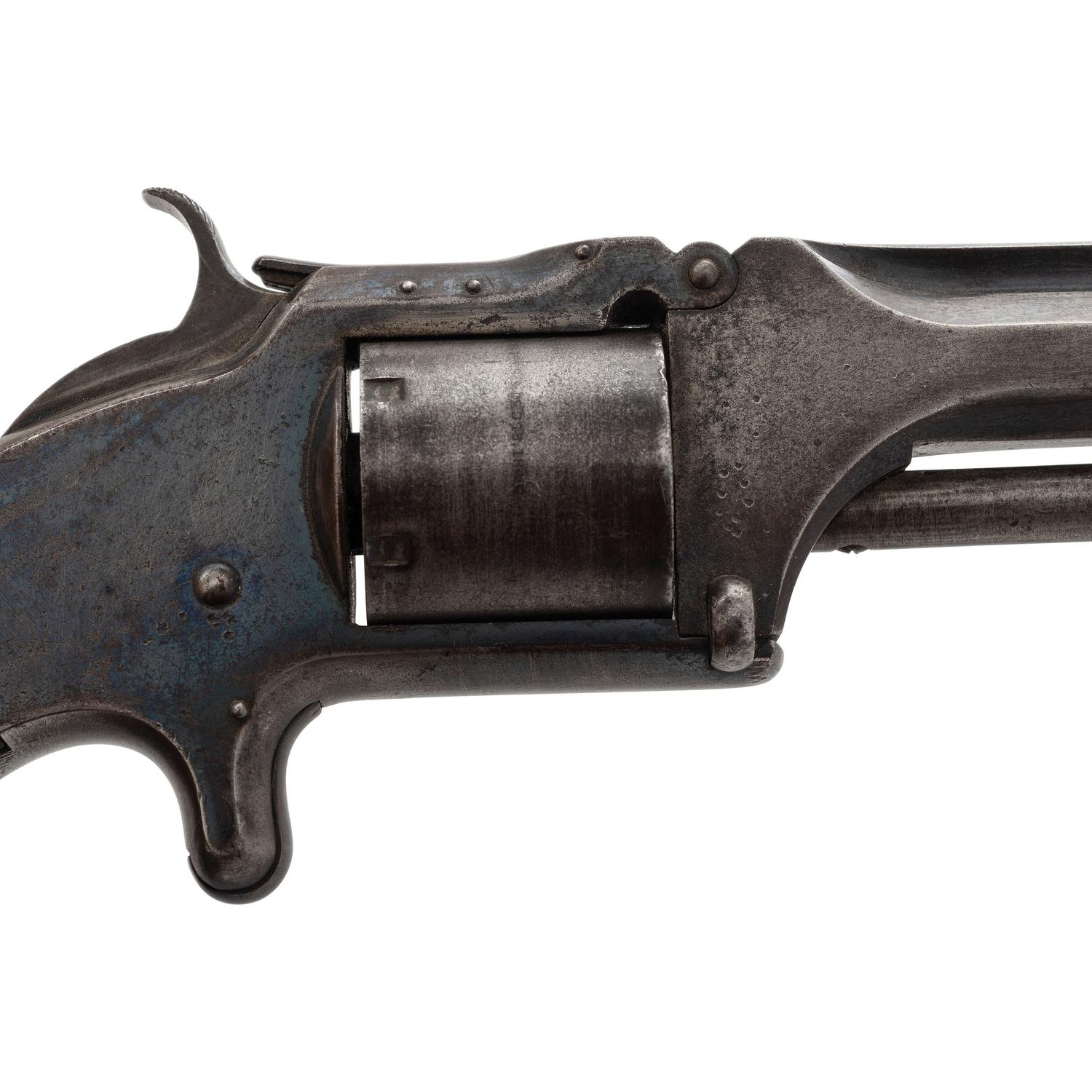 Smith & Wesson No.2 "Old Army" Inscribed to Color Sergeant G.L. Todd of the 214th PA Infantry