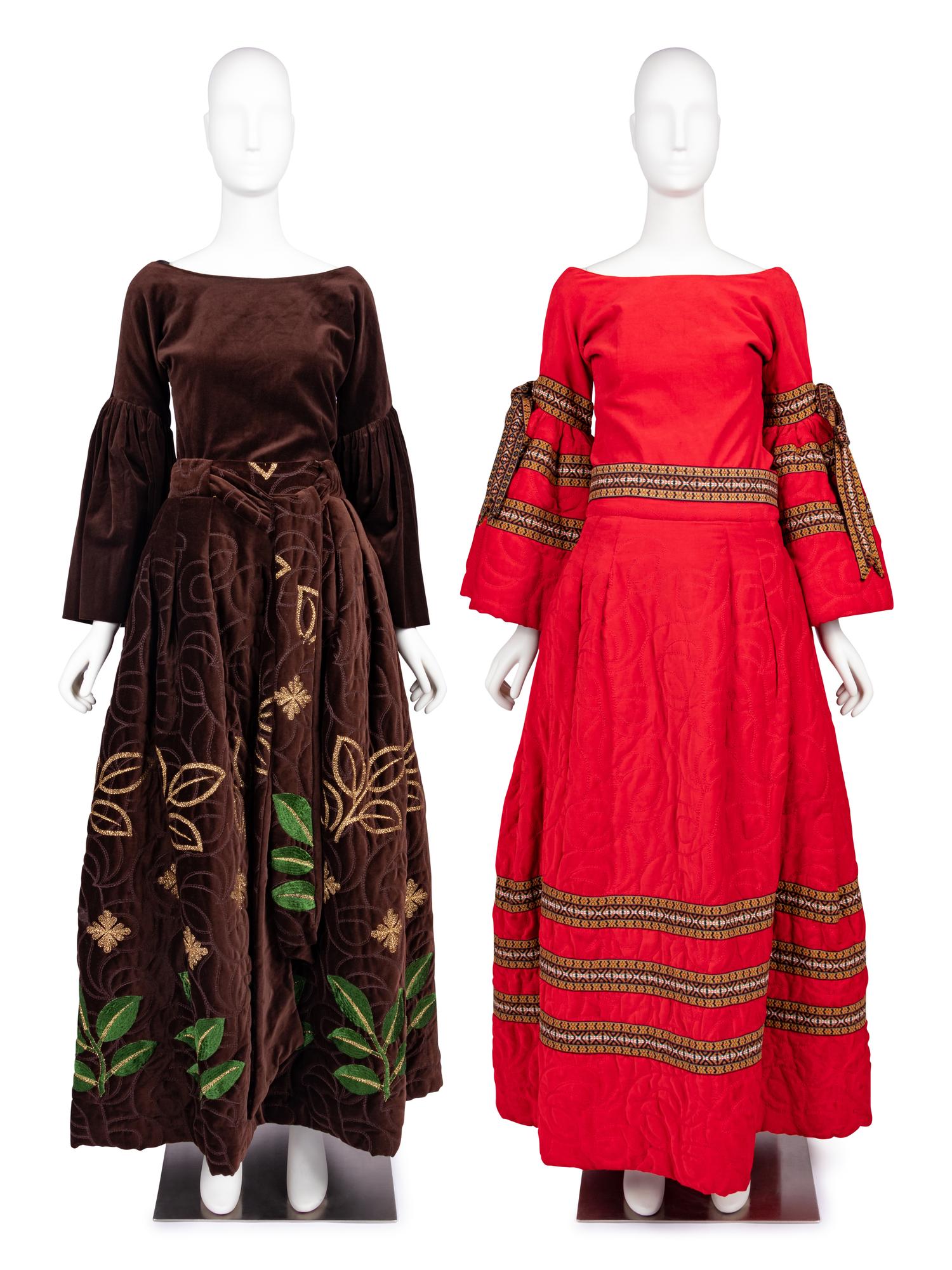 Two Adolfo Two-Piece Ensembles, 1969