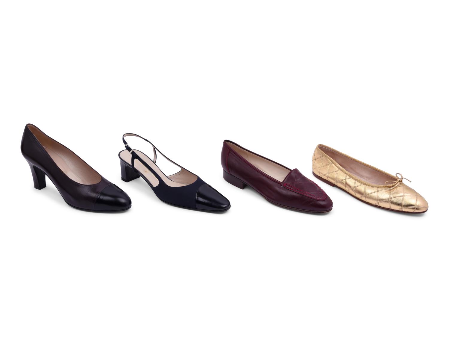 Four Pairs of Chanel Shoes, 1990s