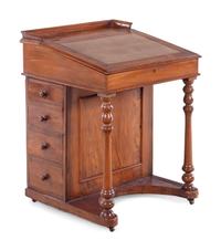 An English Mahogany Davenport Desk
