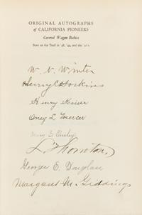 [WESTERN AMERICANA] A group of works. Together 8 works in 8 volumes.
