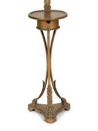 A French Gilt Bronze Lamp Table