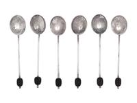 A Large Collection of English Silver Flatware Articles