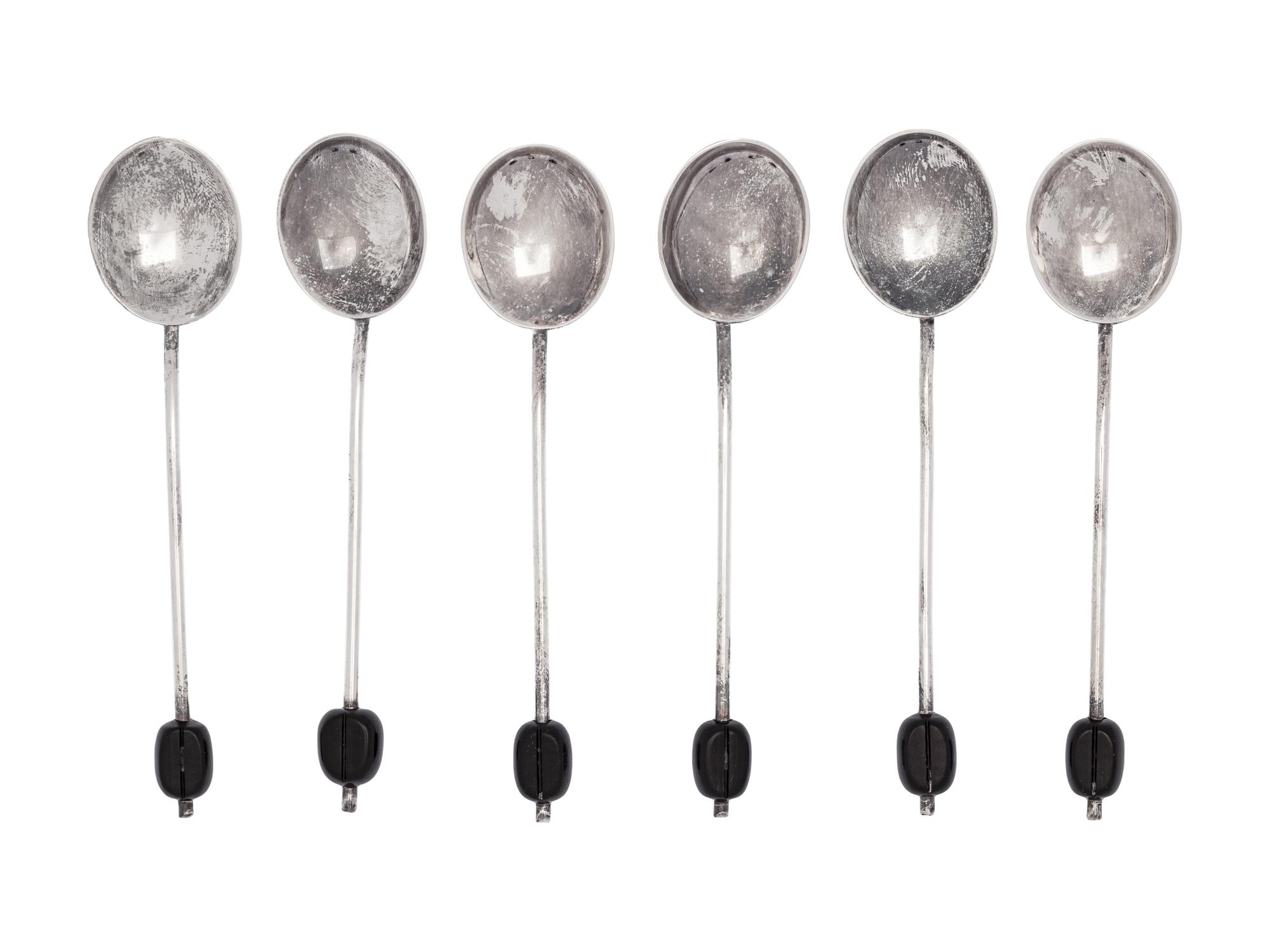 A Large Collection of English Silver Flatware Articles