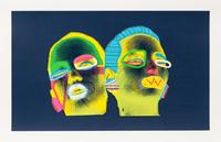 Ed Paschke, (American, 1939-2004), Indigo Deux, 1988