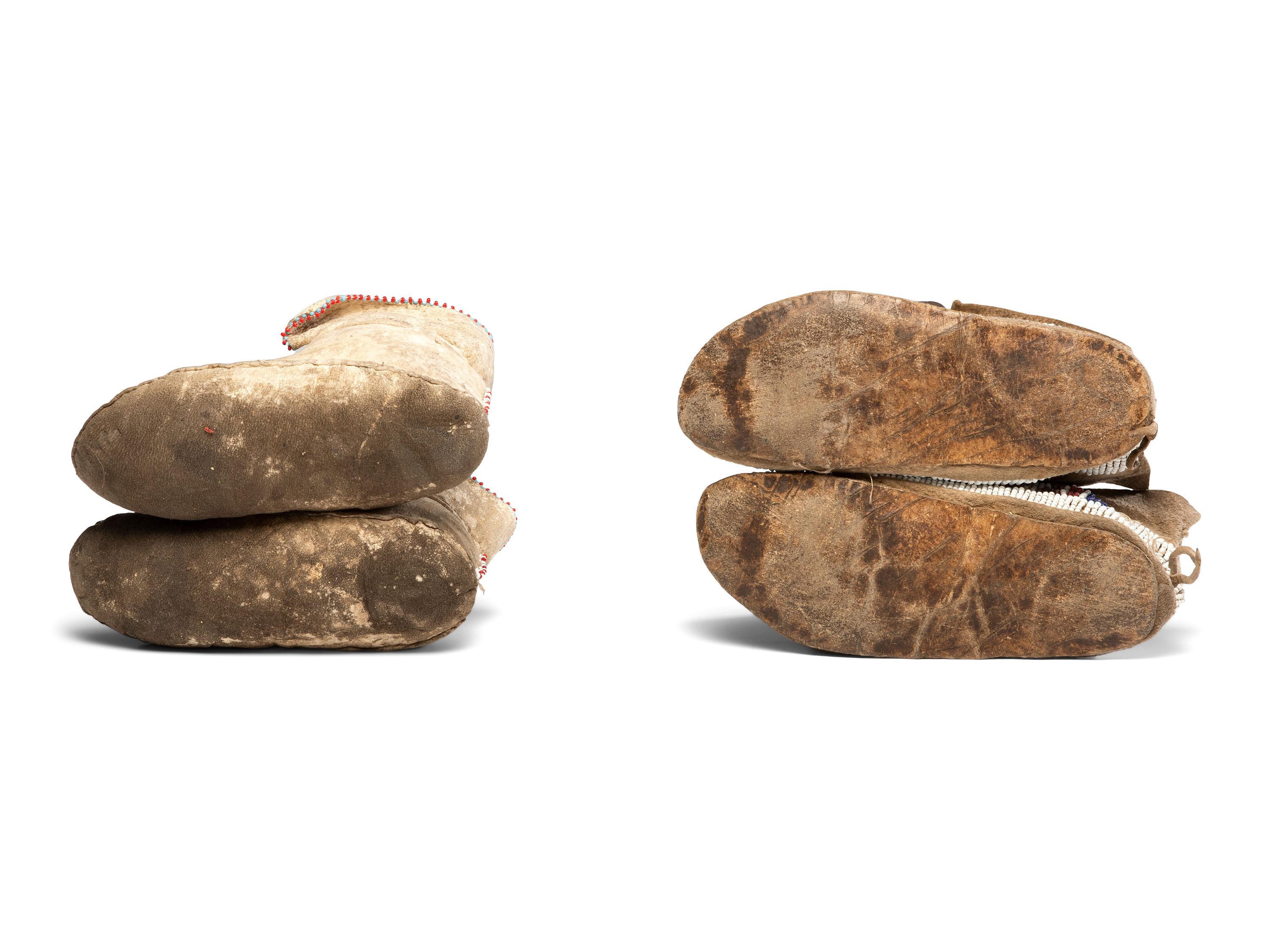 Collection of Plains Childen's and Doll Moccasins