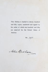 (HALPIN, BILL; RACKHAM, ARTHUR) WAGNER, RICHARD. Siegfried and the Twilight of the Gods. London, 1911. Limited, signed.