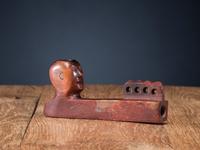 Western Great Lakes Figural Catlinite Pipe Bowl