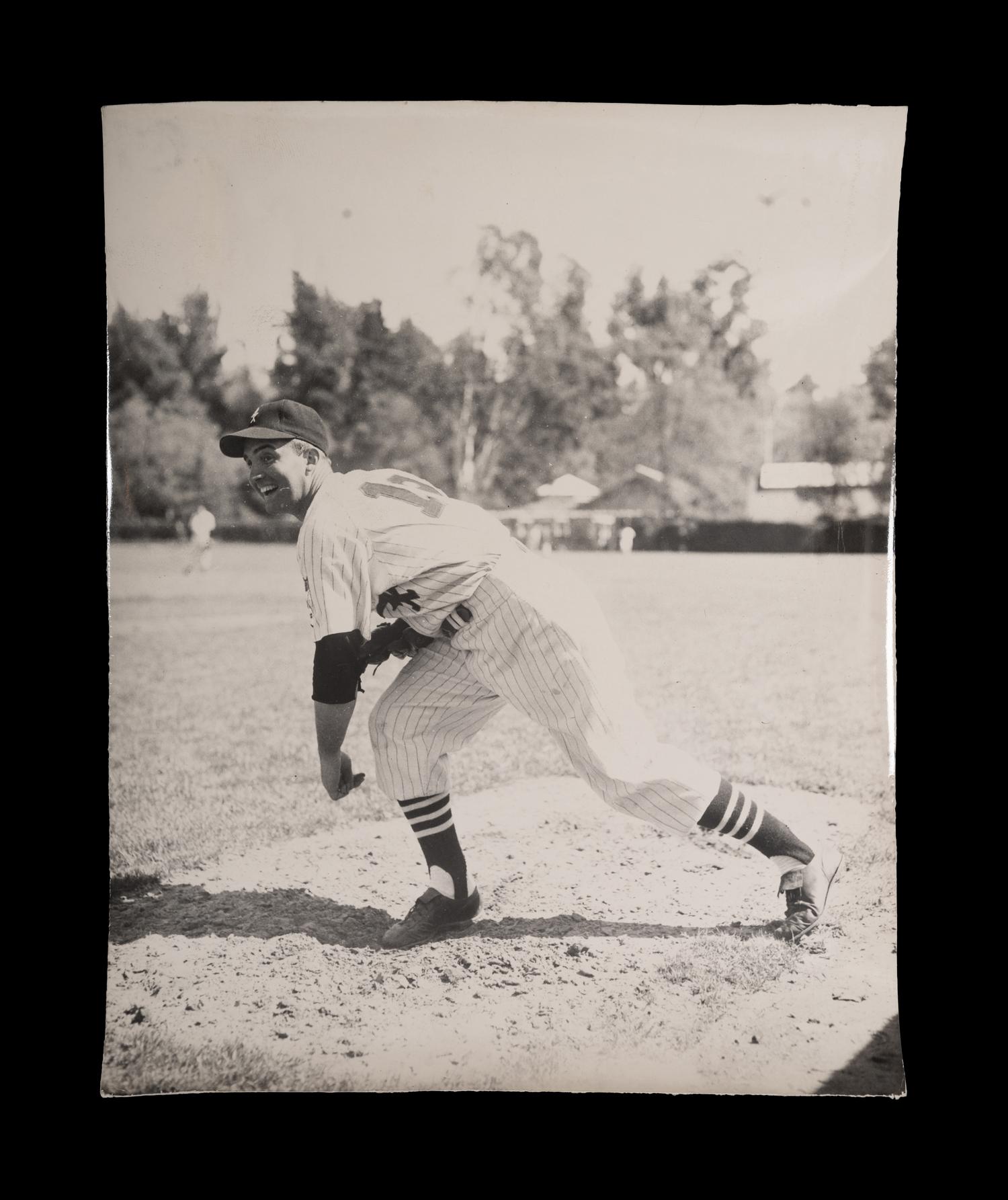 A Group of 1950s Comiskey Park Chicago White Sox Signed Type One Photographs and Ephemera Including Nellie Fox Signed Photograph,