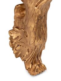 A Pair of Continental Giltwood Eagle Wall Brackets