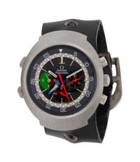 OMEGA, STAINLESS STEEL 'FLIGHTMASTER' WATCH