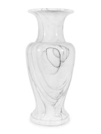 A Large Turned Marble Floor Vase