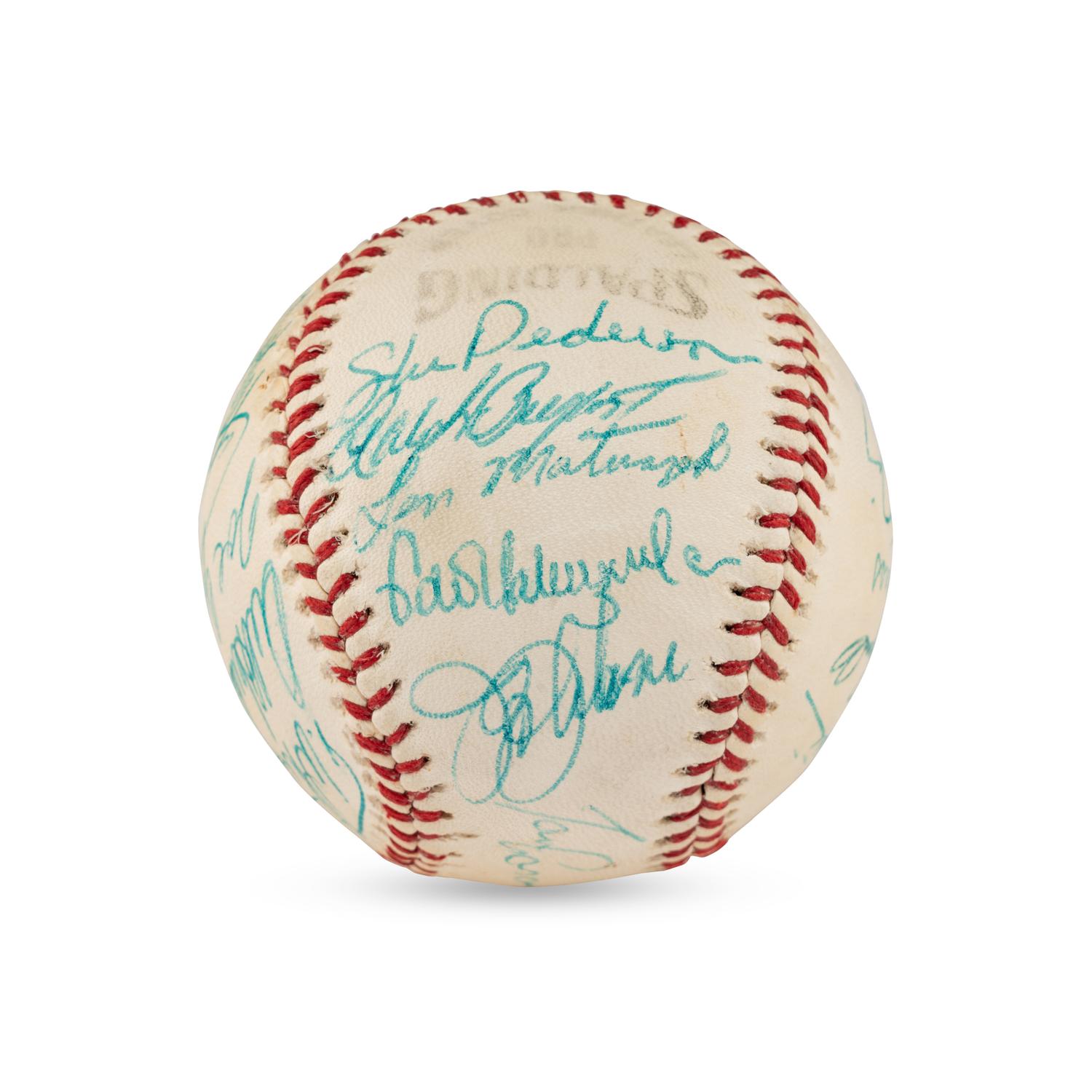 A 1985 Los Angeles Dodgers Team Signed Autograph Baseball (Beckett Authentication Services)