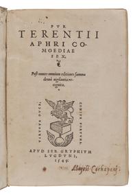 [16th CENTURY PRINTING - LYON]. A group of 3 works, comprising: