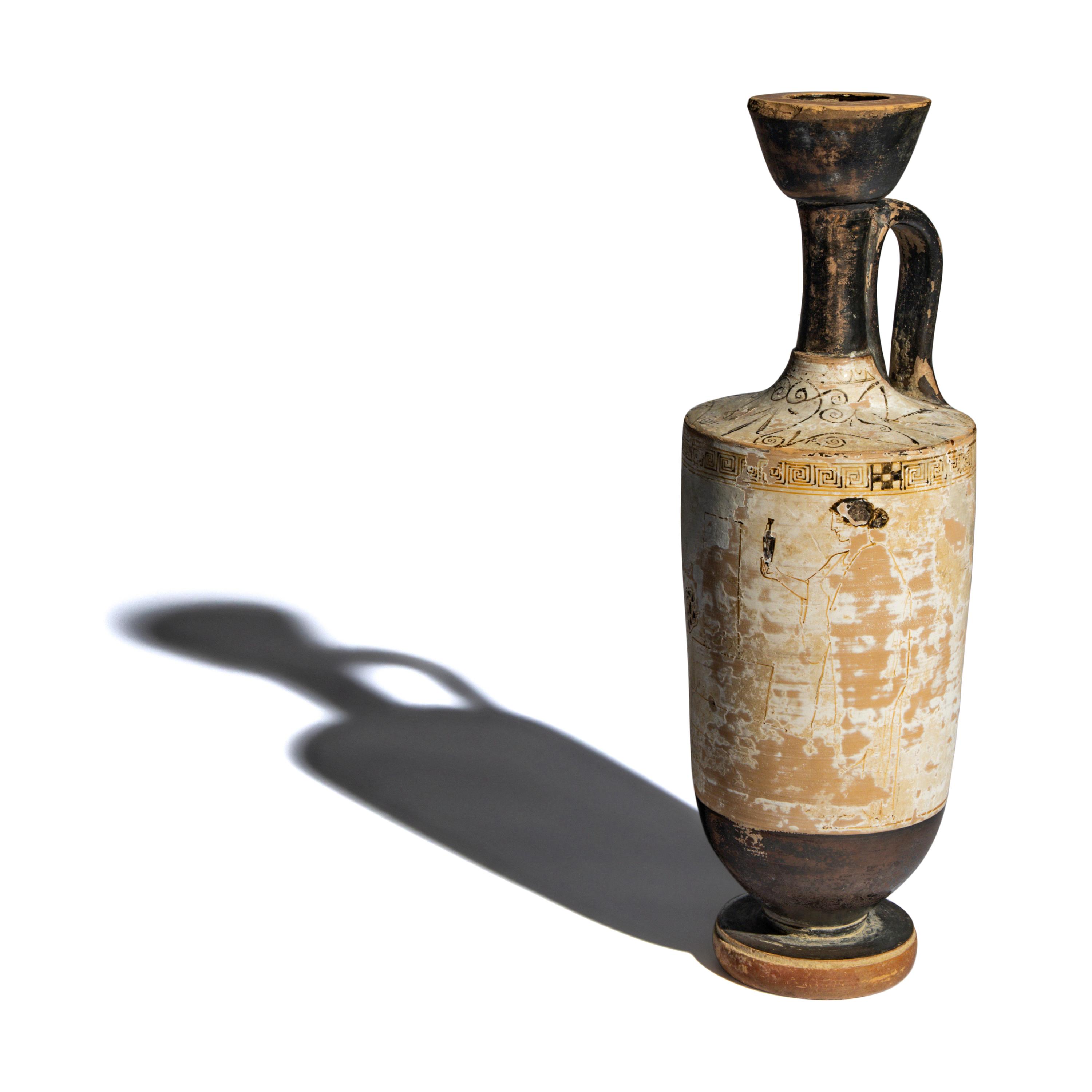 An Attic White-Ground Lekythos