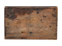 A Painted Pine Document Box