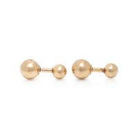 YELLOW GOLD BALL CUFFLINKS