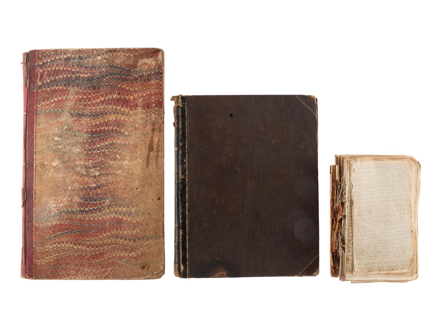 [WESTWARD EXPANSION]. A collection of 19th century diaries, journals, and letters highlighted by the Weldon family settlers' archive.