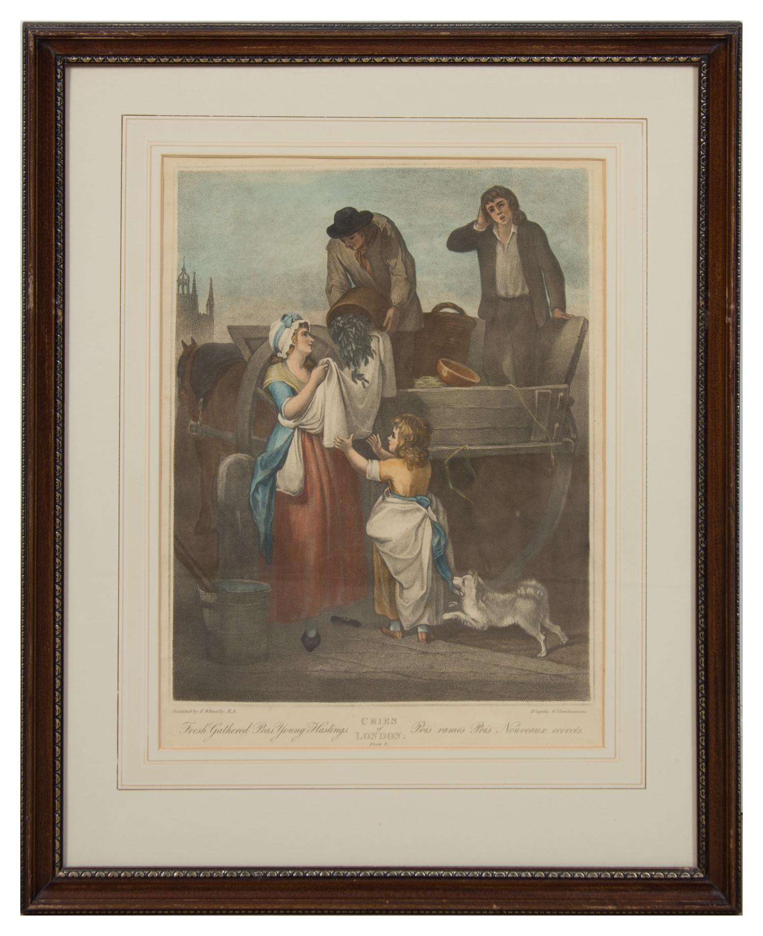 A Set of Thirteen English Mezzotint Engravings Height of tallest overall 23 inches.