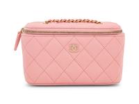CHANEL, CAVIAR LEATHER VANITY BAG