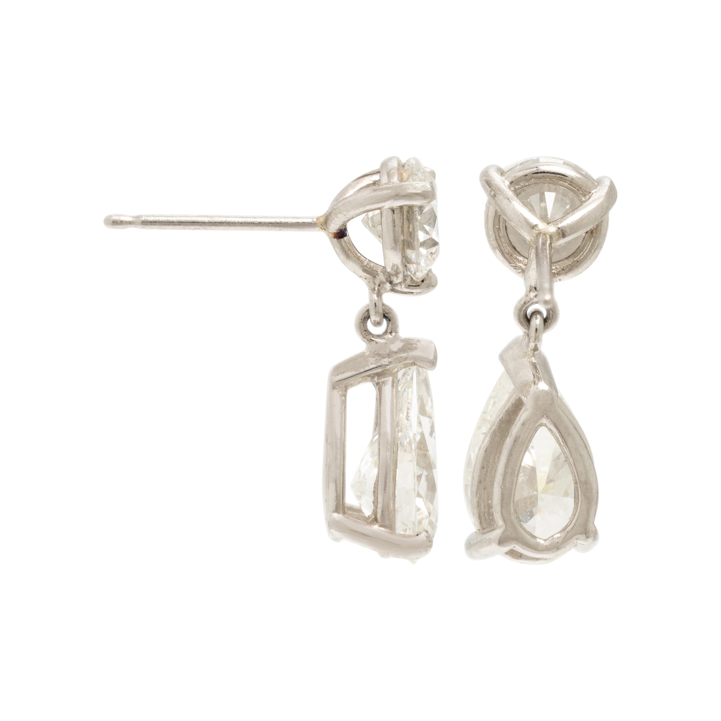 Diamond Drop Earrings