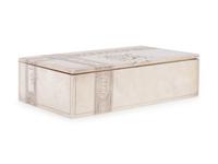 A Russian Silver Table-Top Cigarette Box