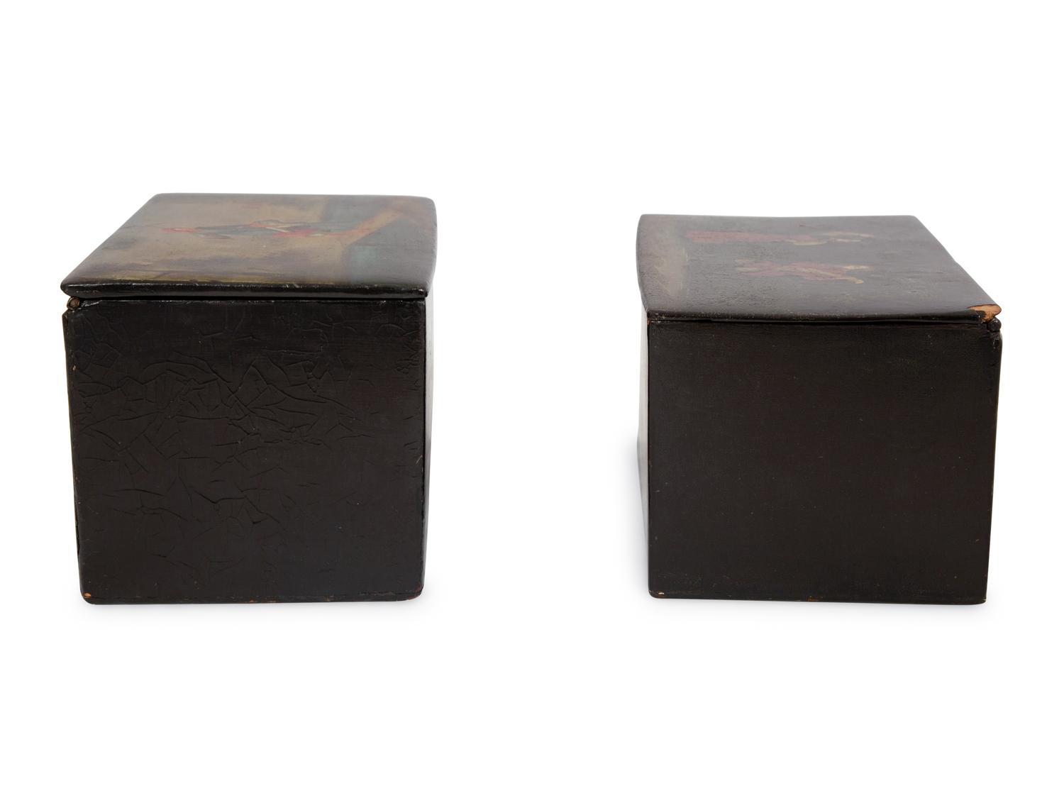 Two Russian Lacquer Boxes