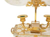 A Palais Royal Gilt Bronze, Shell and Mother-of-Pearl Candelabrum à Écran