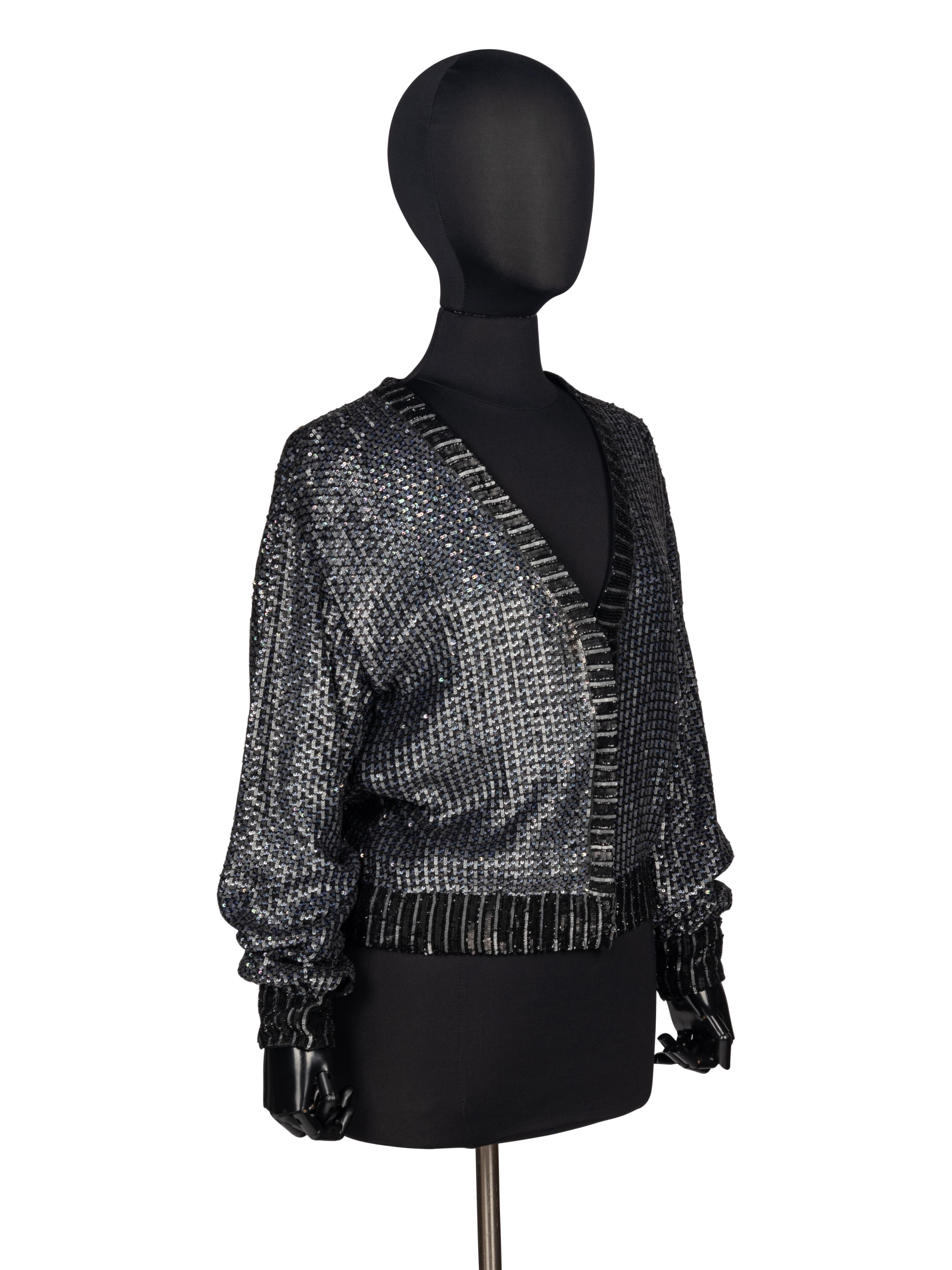 Karl Lagerfeld Sequined Cardigan