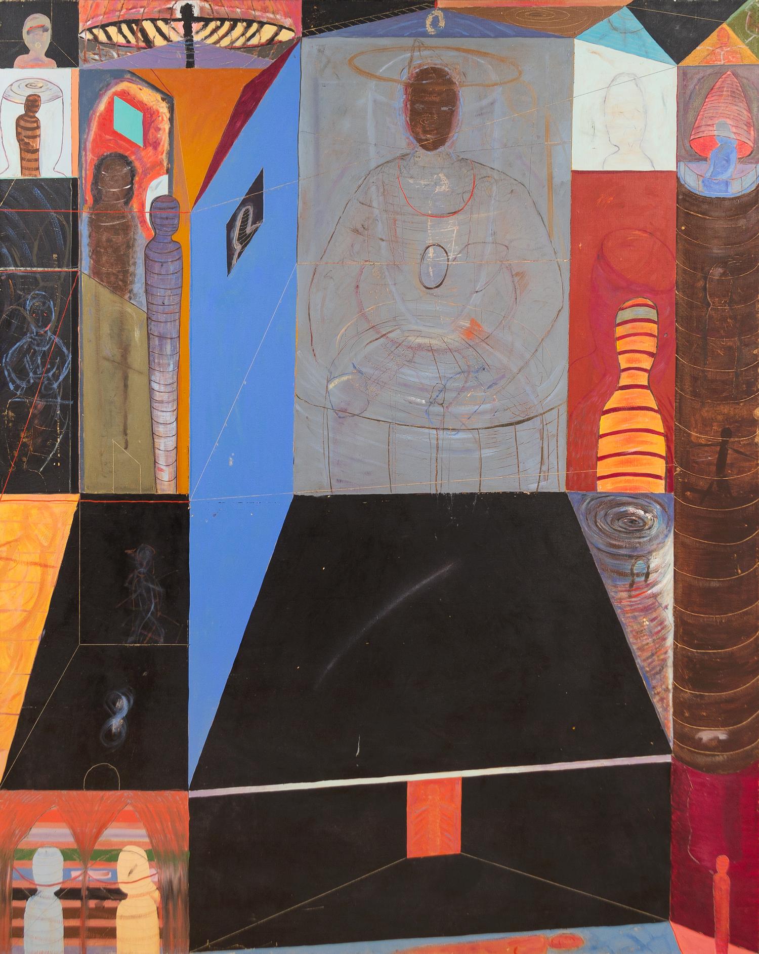 Richard Hull, (American, b.1955), Down From the Tower, 1987
