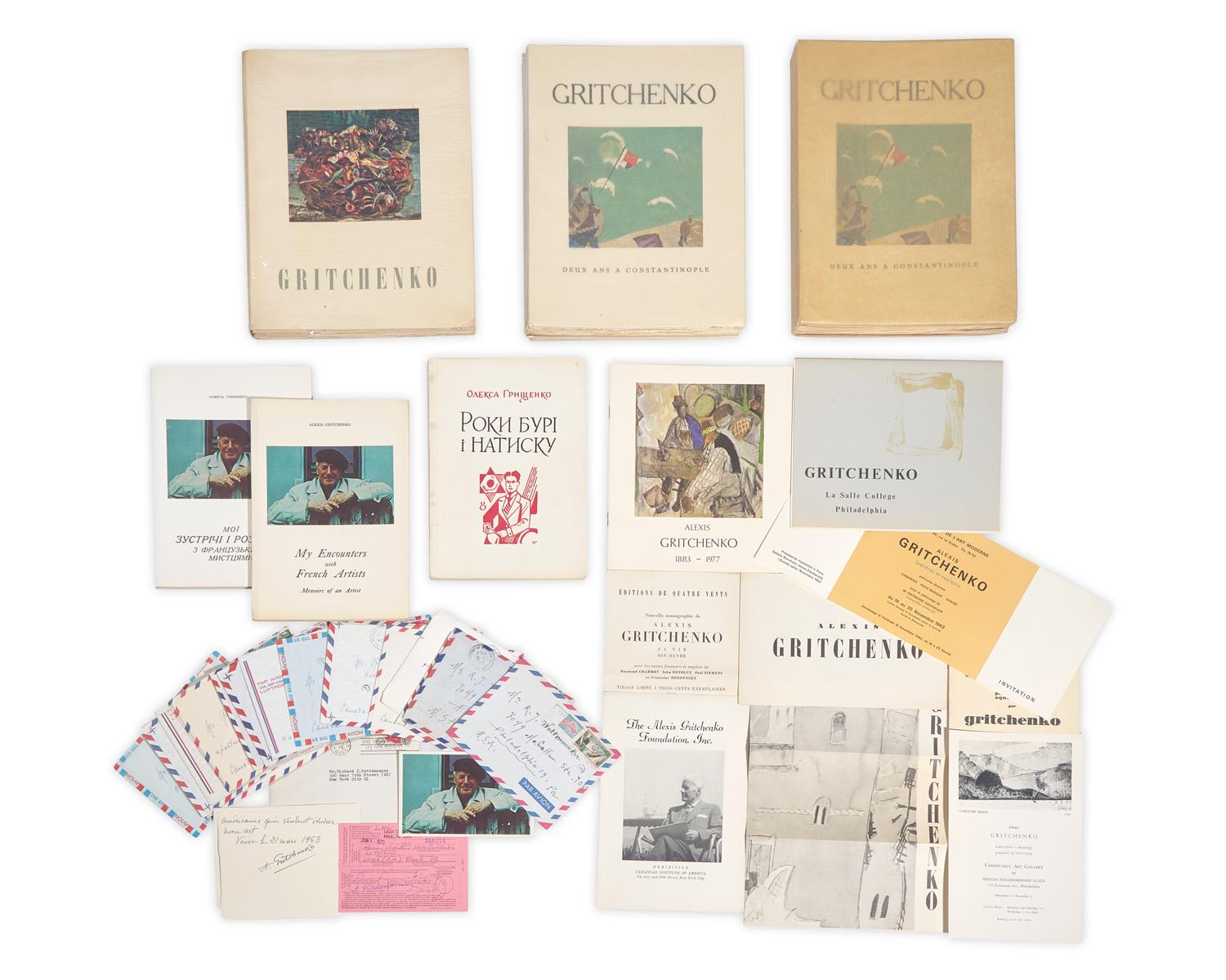 [Art] Gritchenko, Alexis. Archive of Letters and Ephemera