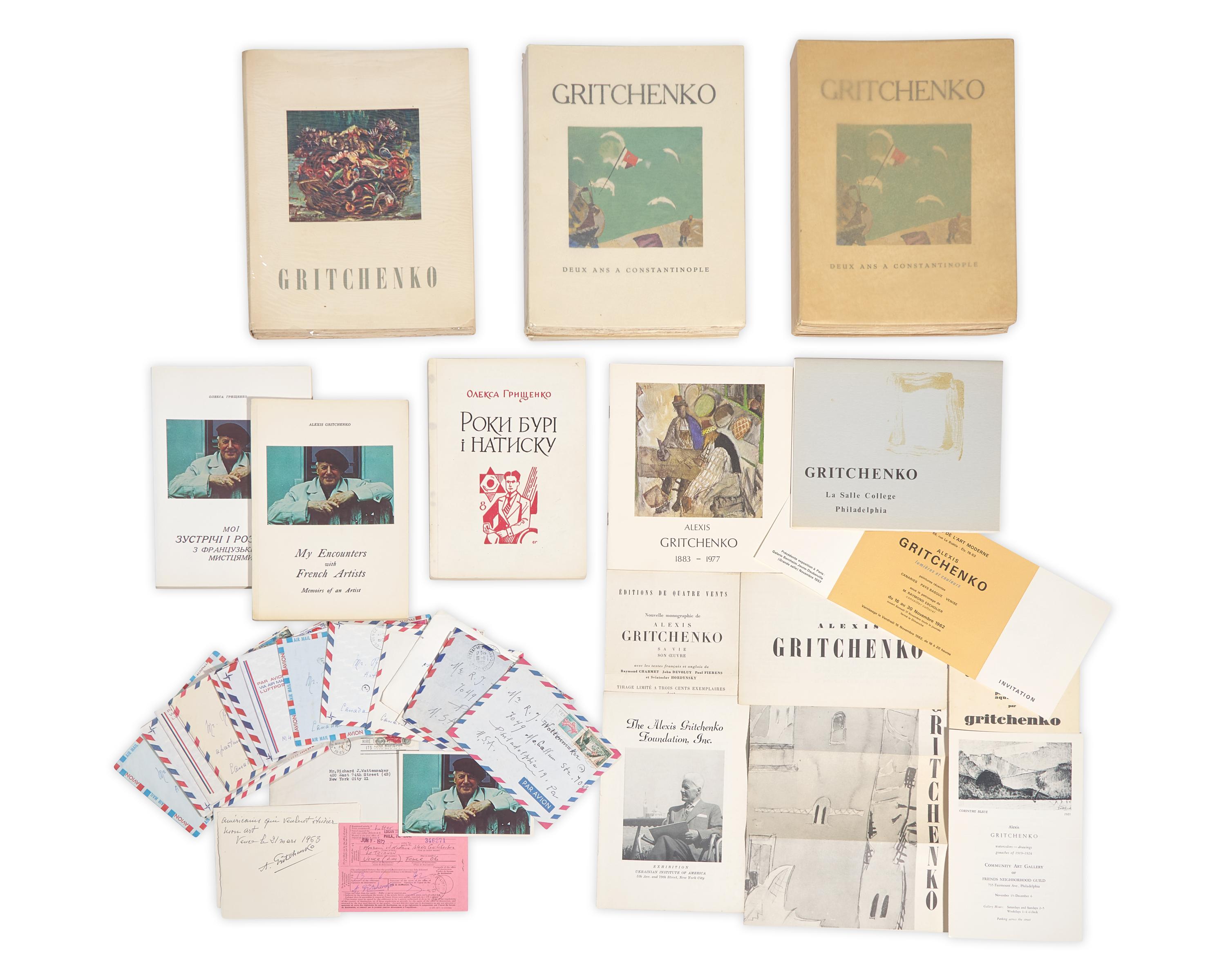 [Art] Gritchenko, Alexis. Archive of Letters and Ephemera