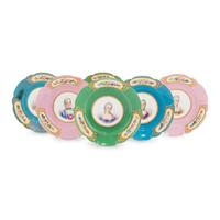 A Set of Six Sèvres-Style Porcelain Portrait Plates