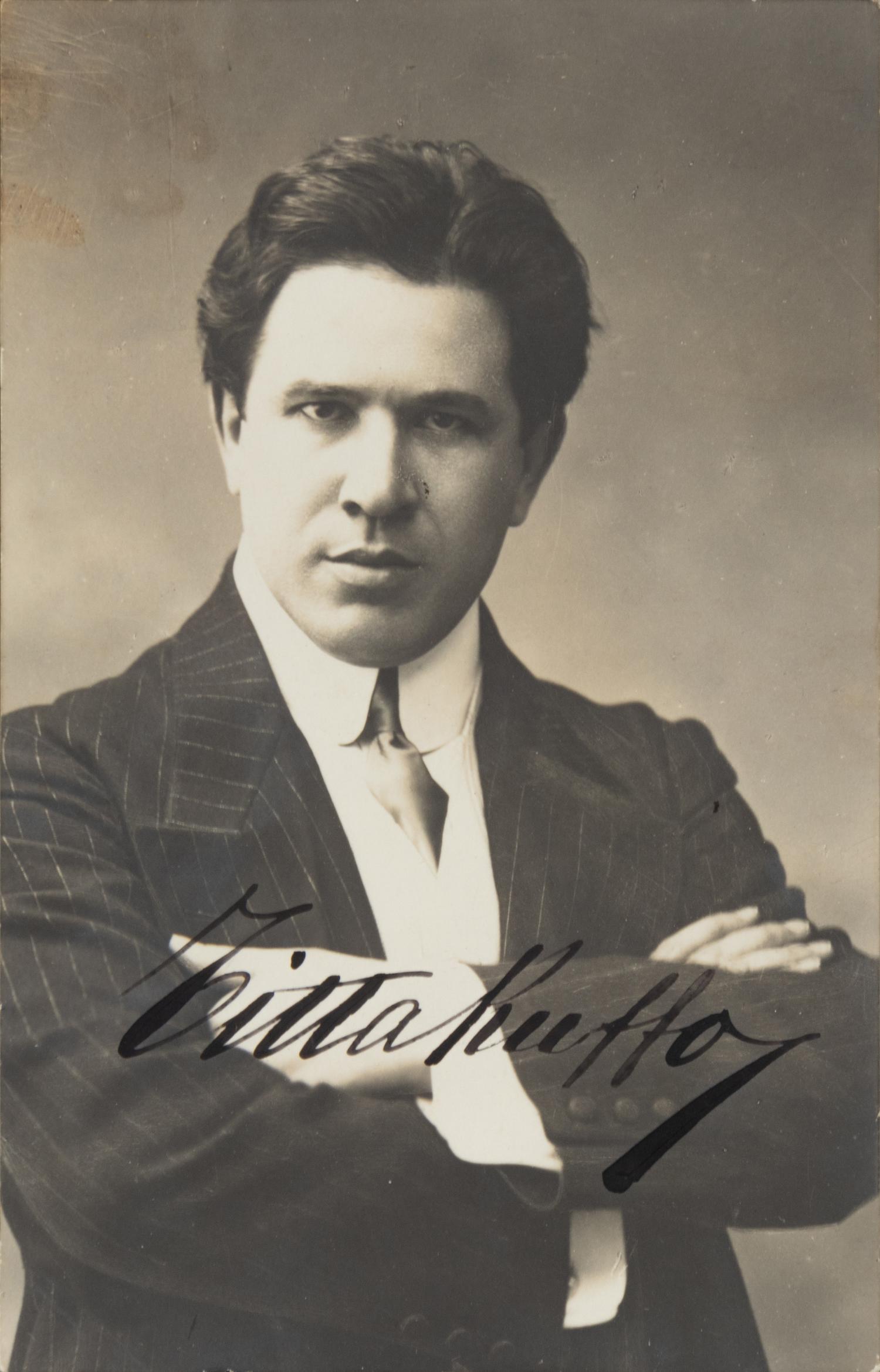 [20TH-CENTURY OPERA SINGERS]. A group of 6 signed photographic postcards or cabinet photographs of opera singers from the 1900s, comprising images of: