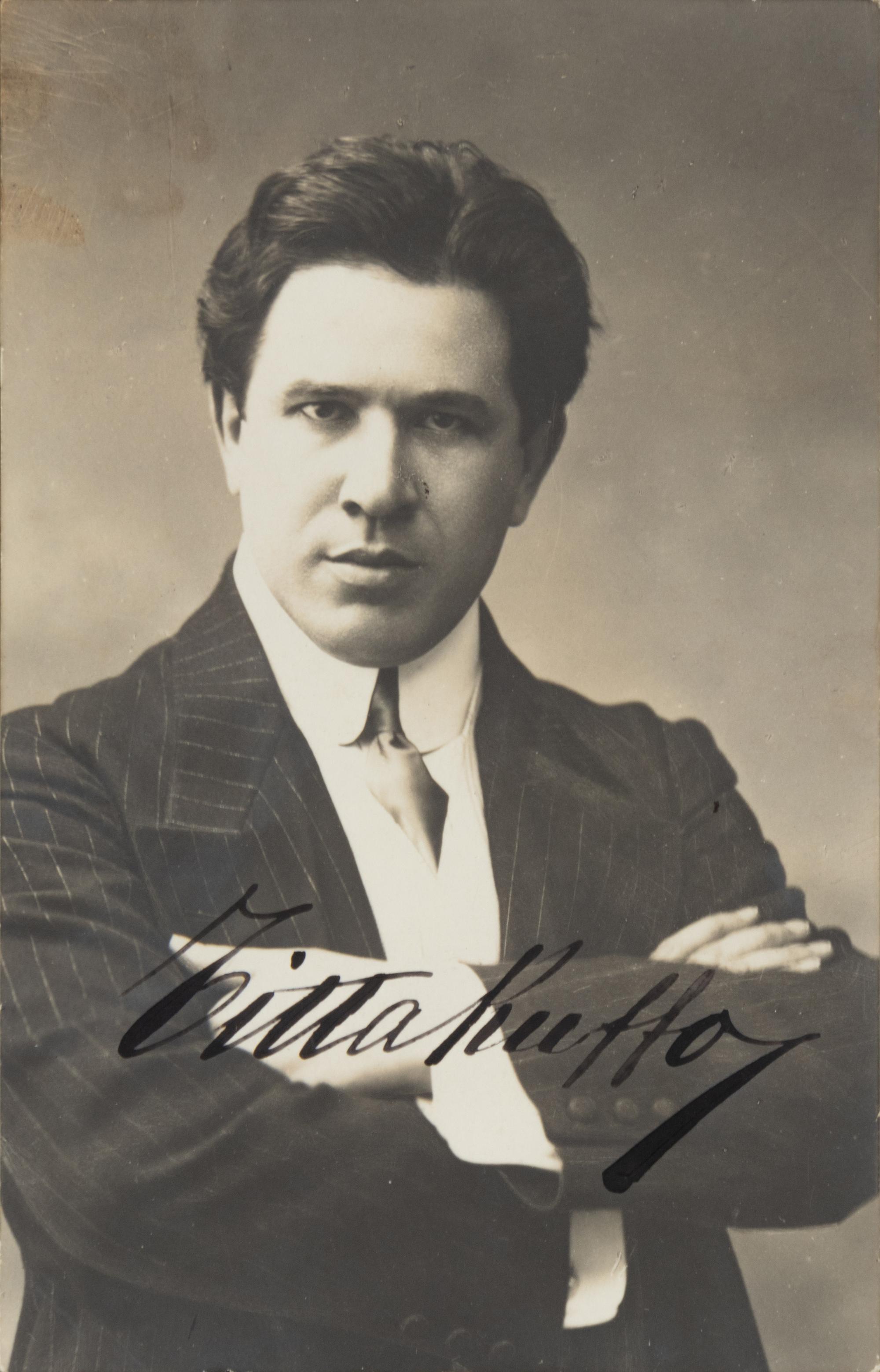 [20TH-CENTURY OPERA SINGERS]. A group of 6 signed photographic postcards or cabinet photographs of opera singers from the 1900s, comprising images of: