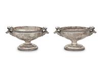 A Pair of Tiffany and Co. Silver Open Salts
