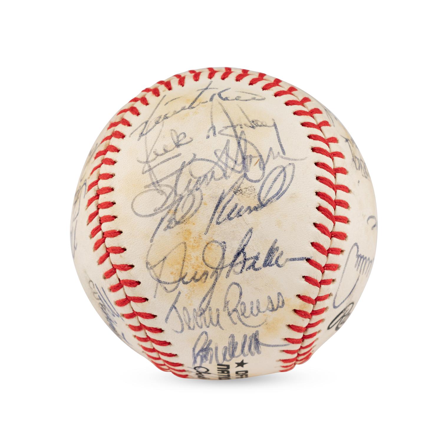 A 1982 Los Angeles Dodgers Team Signed Autograph Baseball (Beckett Authentication Services)