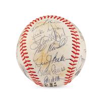 A 1982 Los Angeles Dodgers Team Signed Autograph Baseball (Beckett Authentication Services)