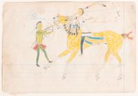 Arapaho Drawing from the Edwards Ledger Book