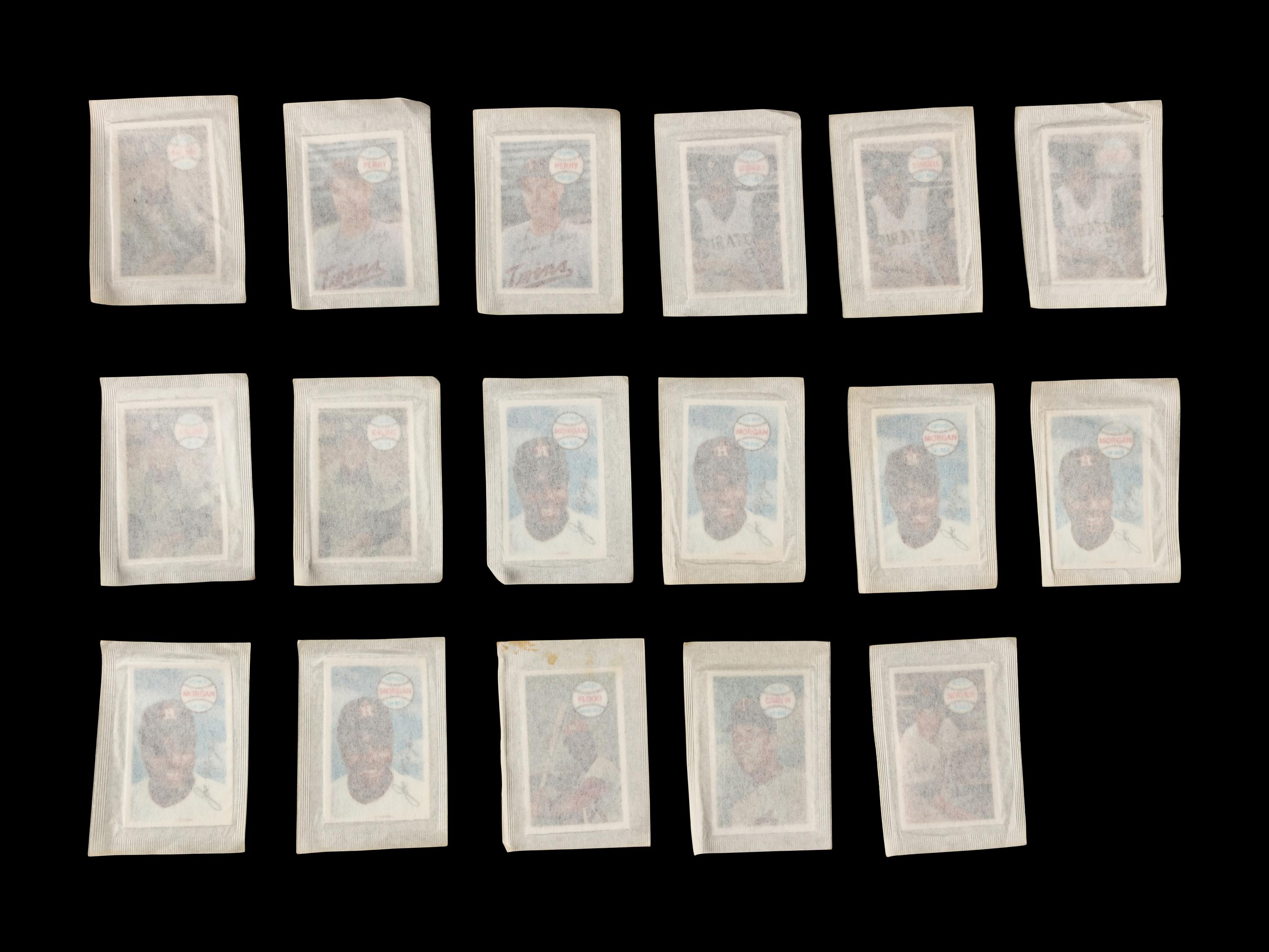 A Collection of 1960s Odd Ball Baseball Cards Including Mickey Mantle and Multiple Hall of Famers