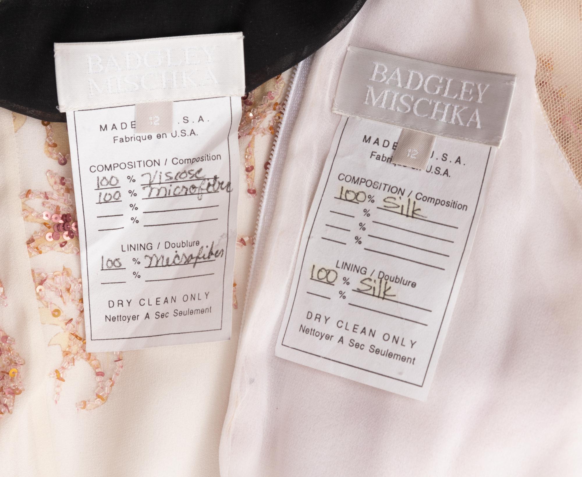 Two Badgley Mischka Dresses