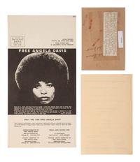 [DAVIS, ANGELA (b. 1944)]. 5 items, incl. posters, flyers, and a photograph documenting the effort to acquit Angela Davis, ca 1970-1977.