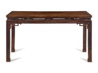 A Chinese Lacquered Elmwood Painting Table, Pingtou'an