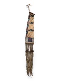 Arapaho Beaded Hide Tobacco Bag