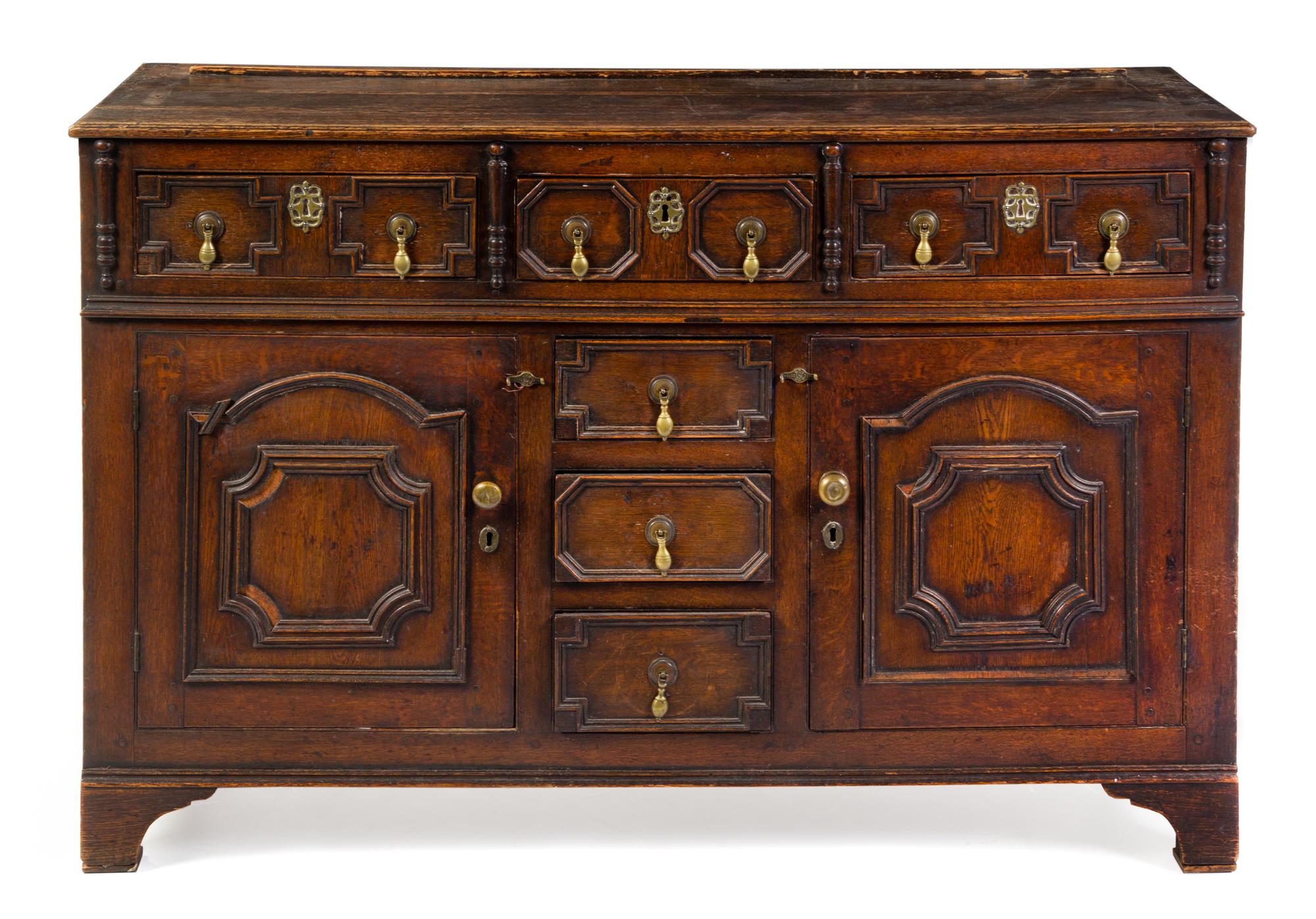 A Charles II Style Oak Cabinet — PROBABLY 19TH CENTURY